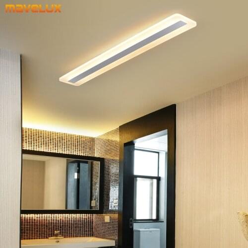 Acrylic Aisle LED Ceiling Lights For Corridor Bedroom Mirror Dining Room Kitchen Villa Gallery Foyer Office Bar Indoor Home Lamp
