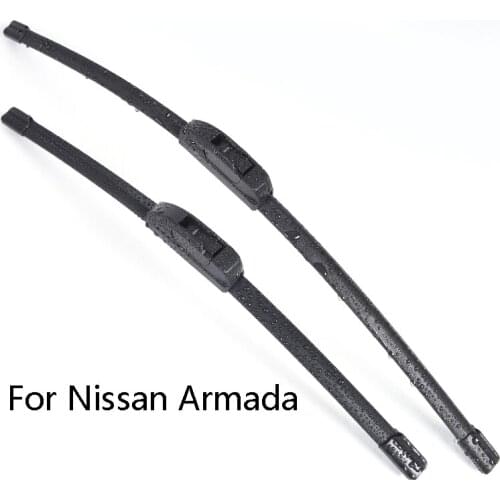 Car Windshield Wiper Blades For Nissan Armada from 2003 2004 2005 2006 2007 2008 2009 2010 to 2018 Car Windscreen wiper Rubber