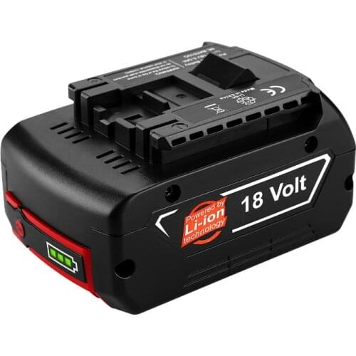 For Bosch 18V 6000mAh Power Tools Battery Cordless for Bosch Drill BAT609 BAT618 3601H61S10 JSH180 Li-ion