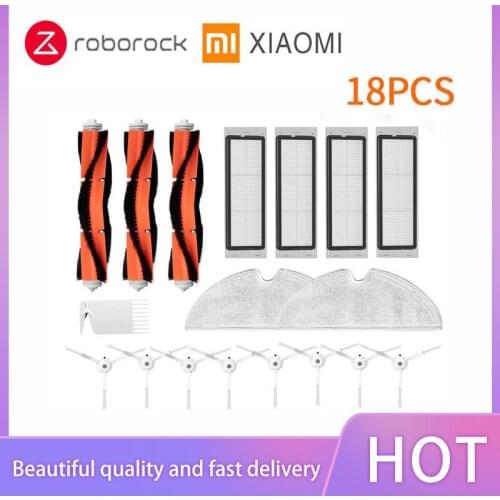 HEPA filter - main brush - side brush - mop for Xiaomi roborock S50 S55 S6 accessories vacuum cleaner accessories
