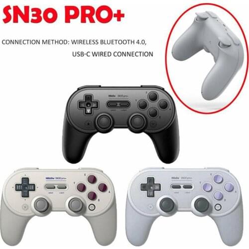 SN30 pro plus Official 8BitDo SN30 PRO+ Bluetooth Gamepad Controller with Joystick for Windows Android macOS Nintendo Switch