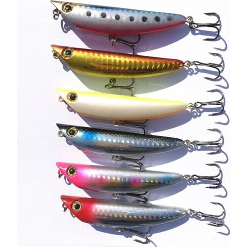 1pc or 6pcs 9g 9cm Fishing Lure With Hook Tackle Wobblers Fish Artificial Hard Lures