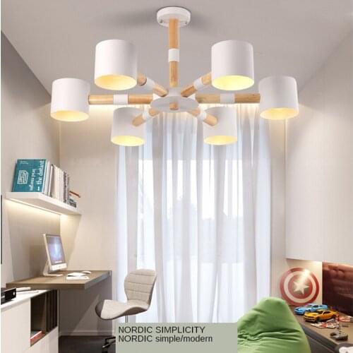 Modern living room bedroom led chandelier study restaurant round dimming lighting lighting hotel villa special lamp