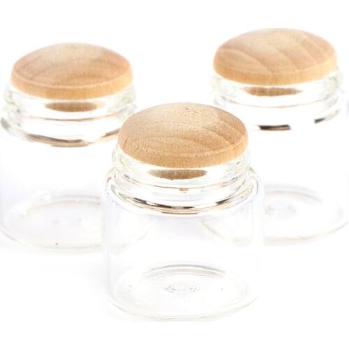 1:12 Scale 4Pcs Miniature Glass Bottle Candy Dessert Food Jar For Dollshouse Decor