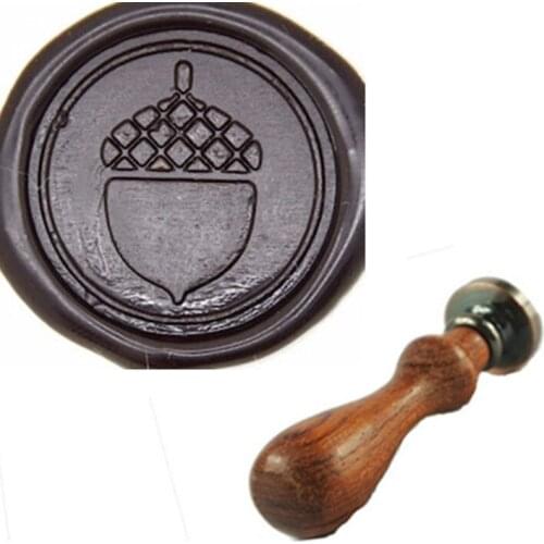 Acorn Seal Wax Kit,Vintage Wax Badge Seal Stamp Kit Wax Set Tool Gift
