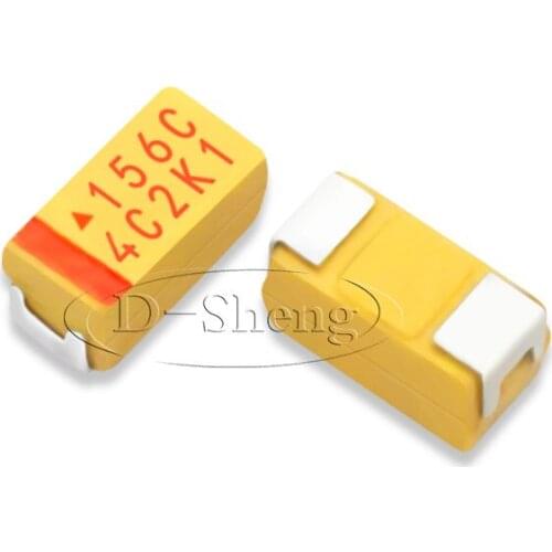 Patch Tantalum Capacitor 15uf 16v A Type 3216 1206 156C Chunk Capacitor with Polarity Capacitance
