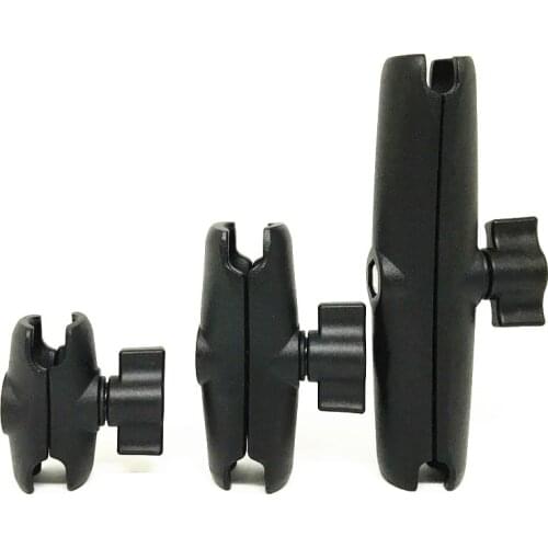 6cm 9cm 15cm Aluminum Alloy Shell Double Socket Arm for 1 Inch Ball Mount Bases Adapter Mounting Base Holder