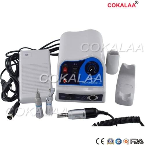 Dental brushless jewelry E type micromotor for dental Polishing set with straight handpiece