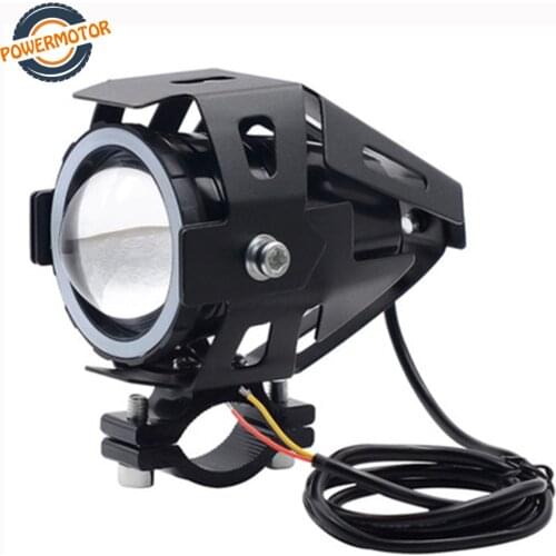 Universal 4 color motorcycle angel eye headlight LED flashing modified car lights cool decorative lights warning lights