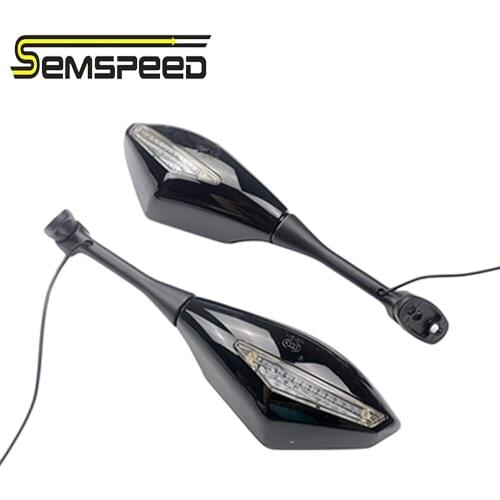 Universal For Honda Yamaha Suzuki Kawasaki BMW Dacati Aprilia Motorcycle Handel Bar Ends Mirror Handlebar End Rear Side Mirrors