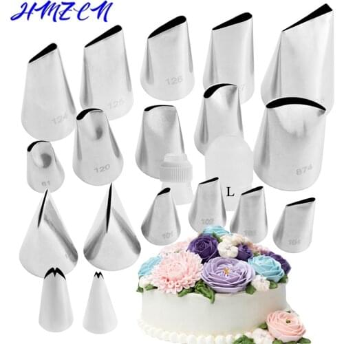 1PCS Rose Leaves Nozzles Stainless Steel Icing Piping Nozzles Tips Pastry Tips For Fondant Cake Baking Decorating Tools