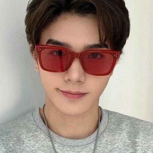 2021 Black Sunglasses Men/Women Brand Designer Retro Sun Glasses Rectangle Eyeglasses Female Eyewears Lentes De Sol Mujer