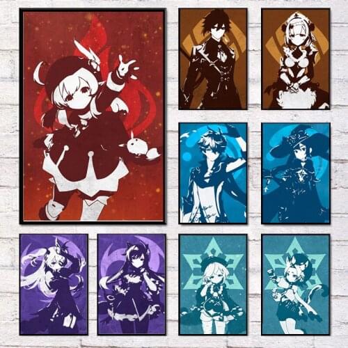 DIY 5D Diamond Painting Game Anime Genshin Impact Full Round Mosaic Diamond Embroidery Picture Home Decor Cross Stitch Kits