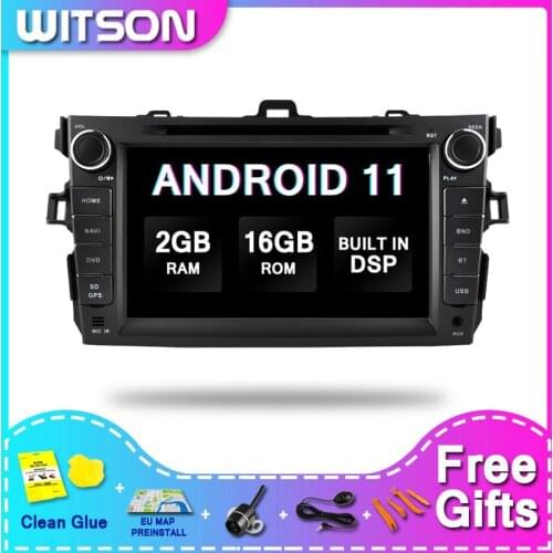 WITSON DSP 2GB 16 2Din Android 10 Car Multimedia Player For Android 10 For TOYOTA COROLLA(2007-2012) Radio Audio GPS Glon