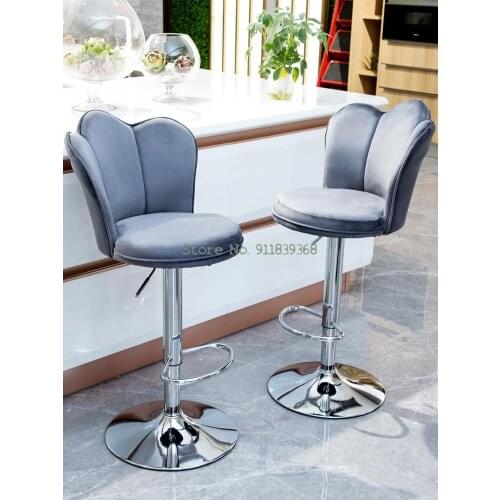 Bar Chair Lift Chair High Stool Modern Simple Bar Chair Front Desk Bar Chair Family High Stool Bar Stool North Europe