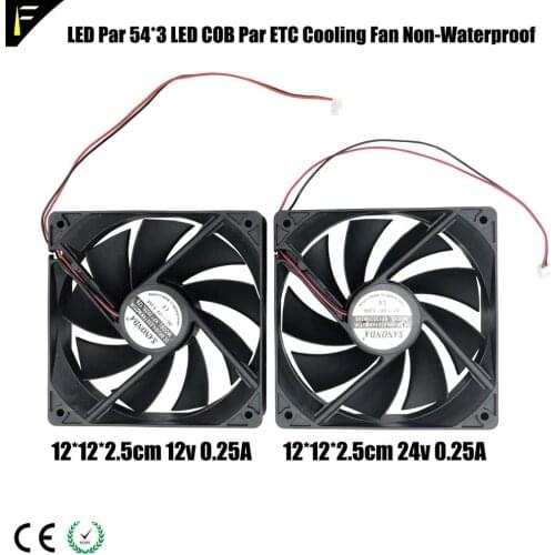 54*3w LED Par Light COB Par Can Silent Cooling Fan DC12v/24v High Temperature Resistance 36*3w Stage LED Par Light Fan Cooling