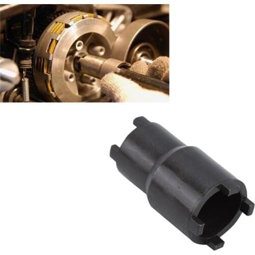 Motorcycle Nut Removal Tool Black Double-Headed Clutch Lock Nut Wrench Motorcycle Repair Tool