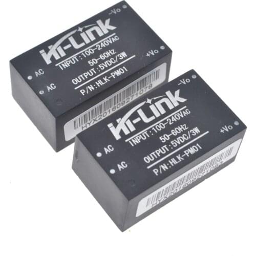 HLK-PM01 PM03 2M03 2M05 5M03 5M05 Switch Power Supply Module,2W 3W 5W Mini Step Down Modules AC-DC 220V to 3V 3.3V 5V 12V 24V