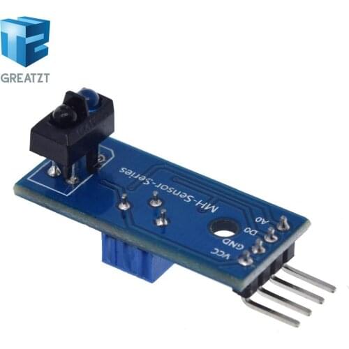 GREATZT TCRT5000 Infrared Reflective IR Photoelectric Switch Barrier Line Track Sensor Module blue