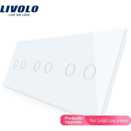 Livolo Pearl Crystal Glass For DIY Switch,223mm*80mm, EU standard glass plate, Triple Glass Panel,C7-C2/C2/C2-11/12/13/15