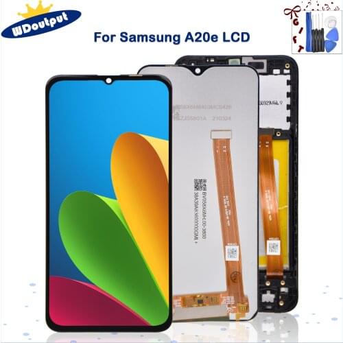 NEW Oled LCD Screen For Samsung A20e LCD A202 lcd display For Samsung A202 A202F A202DS LCD Screen Touch Digitizer Assembly