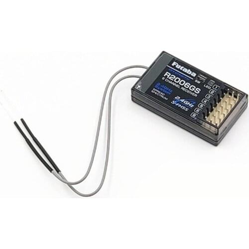 Futaba R2006GS 2.4G S-FHSS 6-Channel Receiver Futaba HV 2.4G System Receiver For Rc Fixed-Wing Drone / Rc Helicopter Accessories