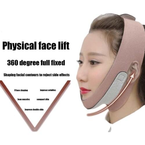 Health Care Thin Face Mask Massager Slimming Bandage Facial Thin Masseter Double Chin Skin Care Thin Face Belt Bandage
