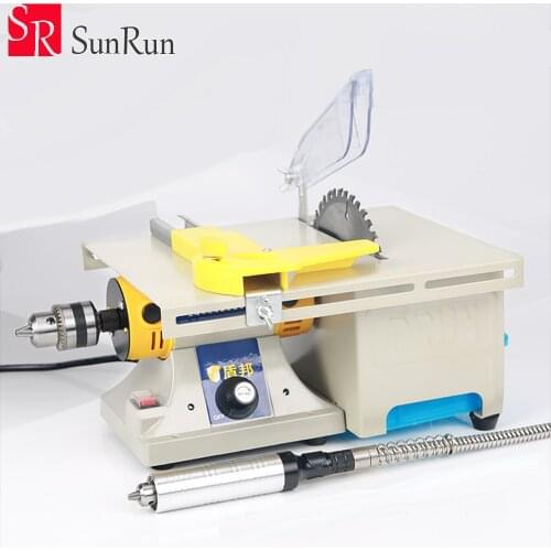 220v Bench Versatility Grinder Multifunctional Bench Grinding Machine Jade Wood Carving Metal Processing Cutting Polish Grinder