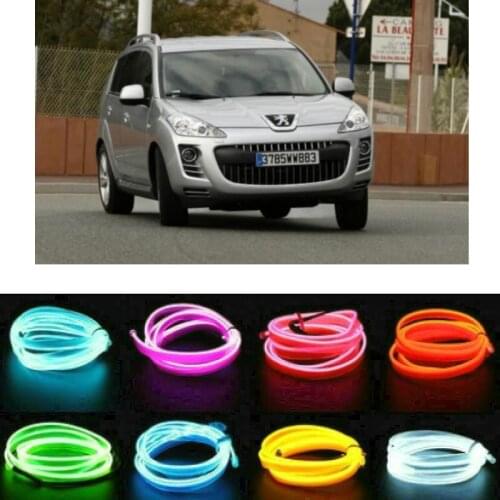 5m el Atmosphere Lamp Interior Mood Lighting For Peugeot 4007 4008 405 408 5008 605 607 806 807 EXPERT RCZ 1007 106 107 108