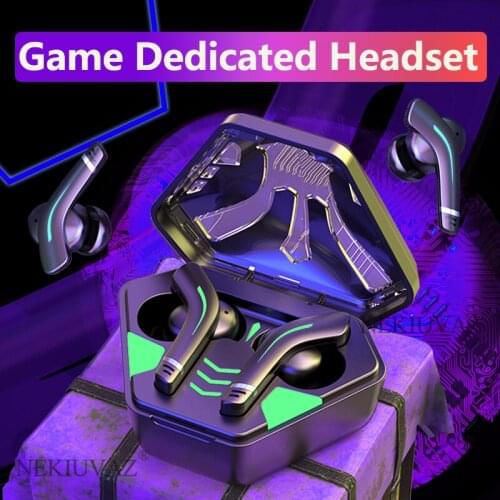 TWS Bluetooth 5.1 game dedicated headset 9D stereo touch control wireless headset auricle noise reduction earplugs наушники