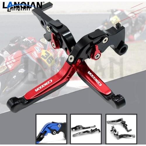 CNC Motorcycle Accessories Adjustable Folding Brake Clutch Levers For Honda CB1000R 2008-2017 With CB 1000R LOGO CB 1000 R