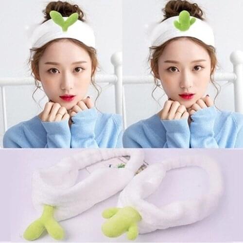 Cute Cactus Hairbands Headbands Bean Sprout Party Gift Headdress Hair Head Band Headwear Ornament Trinket Hair Makeup Tools