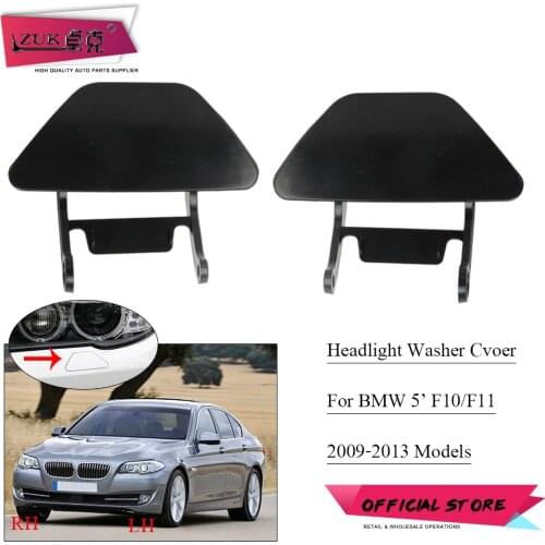 ZUK Front Bumper Headlight Washer Nozzle Cover Washer Cap With Bracket For BMW F10 F11 520 523 525 528 530 535 550 51117246869