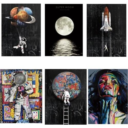 Patches For Clothing Spaceman&Moon DIY A-Level Washable Iron On Heat Transfer Stickers T-Shirt Hoodies Applique Decoration Patch