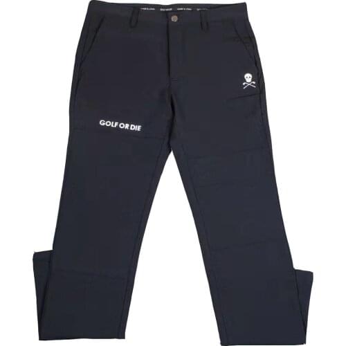 2021 Golf apparel JL new mens autumn and winter plus velvet warm golf pants comfortable and breathable casual sports pants