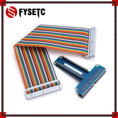 Raspberry Pi 3 B+ 40 GPIO Pin Extension Board Adapter + 40 Pin GPIO Cable Line for Raspberry Pi 3 Model B+ for Orange Pi PC