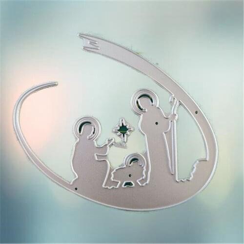 Merry Christmas New Metal Cutting Dies Scrapbooking Diy Album Paper Card Craft Embossing Stencil Dies