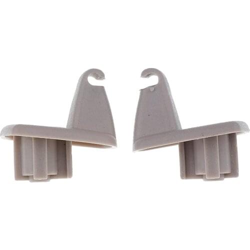 Gray Car Auto Sun Visor Hook Clip