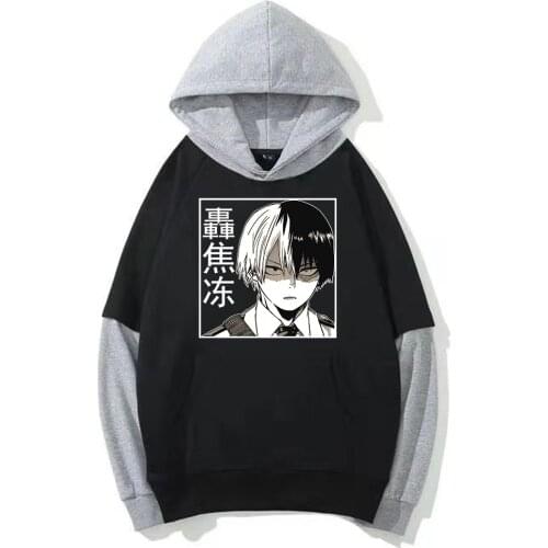 Shoto Todoroki Pullover Hoodie Women Men My Hero Academia Harajuku Sudadera Clothes Pullover