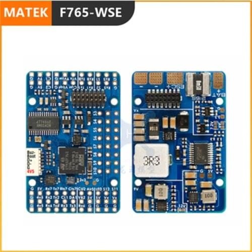 Matek Systems F765-WSE Flight Controller Built-in OSD 3-8S for RC FPV Airplane Fixed-Wing Drones instead F765-wing