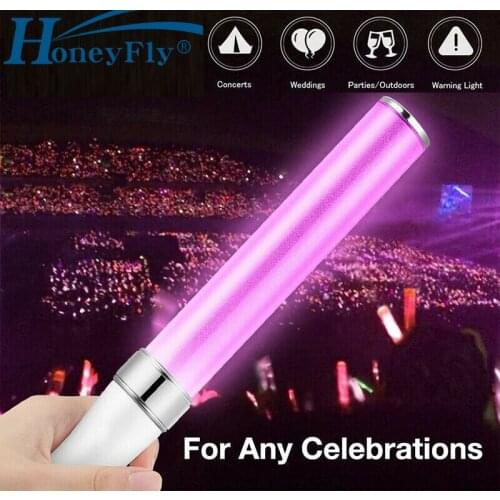 HoneyFly LED Fluorescent Lamp Handheld Dancing Light 15 Patterns Magical Sticks Battery Powered Rave Prop Eco-friendly Concert