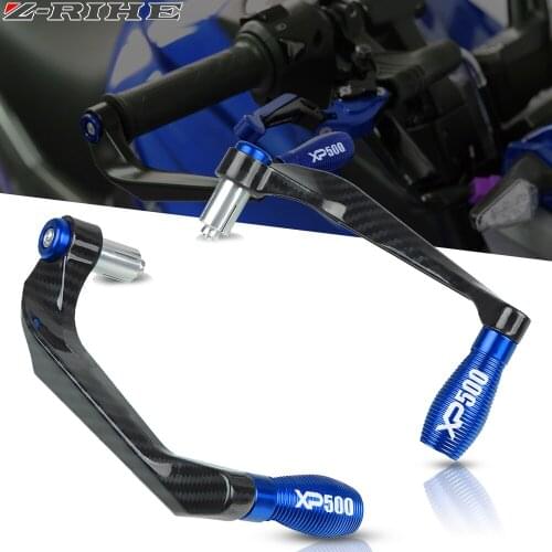 For YAMAHA XP500 XP 500 2010-2011 7/8" 22mm Universal Motorcycle Lever Guard Brake Clutch Lever Protector Proguard XP500 LOGO