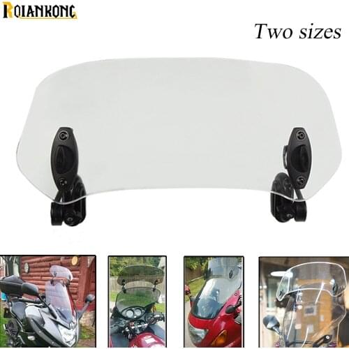 Universal Motorcycle Windshield Airflow Windscreen Wind Deflector For BMW R1200R S R1200RT SE R1200GS ADVENTURE LC 2013-2018