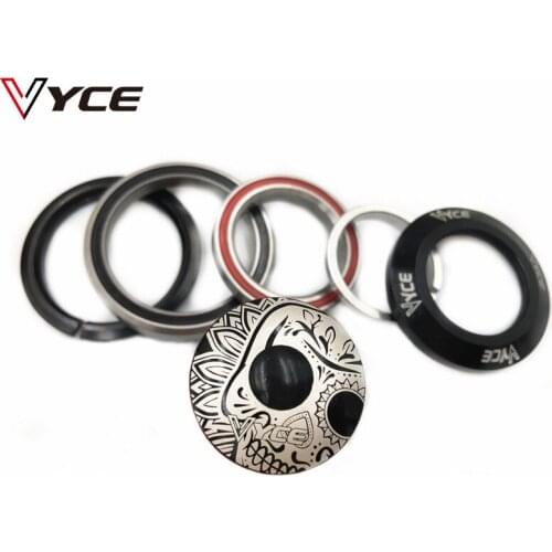 VYCE Bicycle Headset 42mm 52mm CNC 1 1/8"-1 1/2" Tapered Tube MTB Bike Road bike bearings headsets 4252T