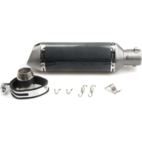 Motorcycle Exhaust Pipe Muffler Exhaust Mufflers Carbon Fiber Exhaust Pipe For Kawasaki ZX12R ZX-12R Z1000 2000-2006 2004 2005