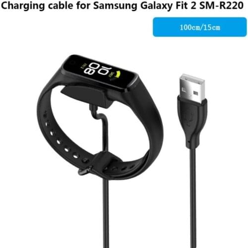 Charger Cable For Samsung Galaxy Fit 2 SM-R220 Smart Wristband Bracelet Charging Cable USB Charger Adapter Wire For Smart Band