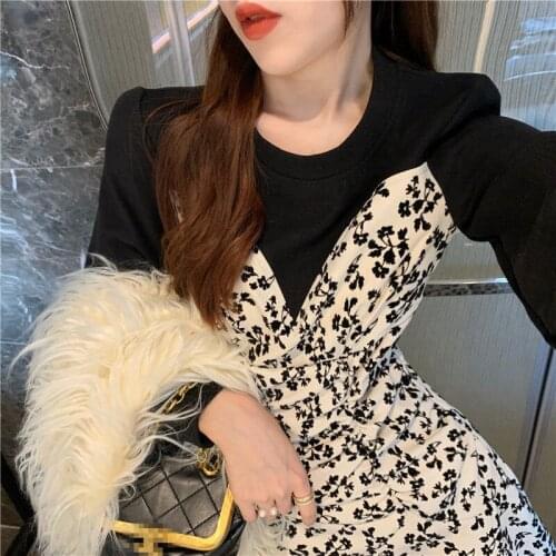 Women Dresses 2021 Spring And Autumn High Cold Dress For Women Vestido De Mujer