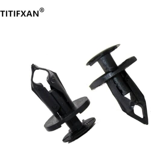For Edge Kuga Ecosport Plug-in Fender Fastener Clip Mudguard Lined Auto Soundproof Cotton Push-in Plastic Rivet 10PCS