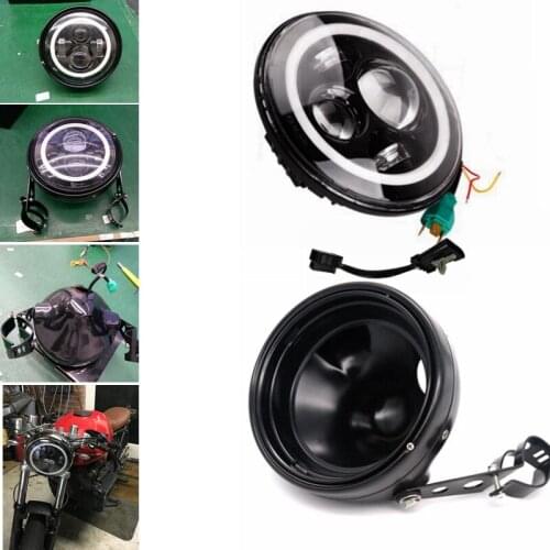 7" Round Headlight Led For Wrangler 97-15 Hummer Toyota Defender 7" LED Motorcycle Headlamp