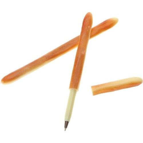ALLOYSEED ABS Ball Pen reative Simulation Bread Ballpoint Pen Stationery Student School Supplies Gift
